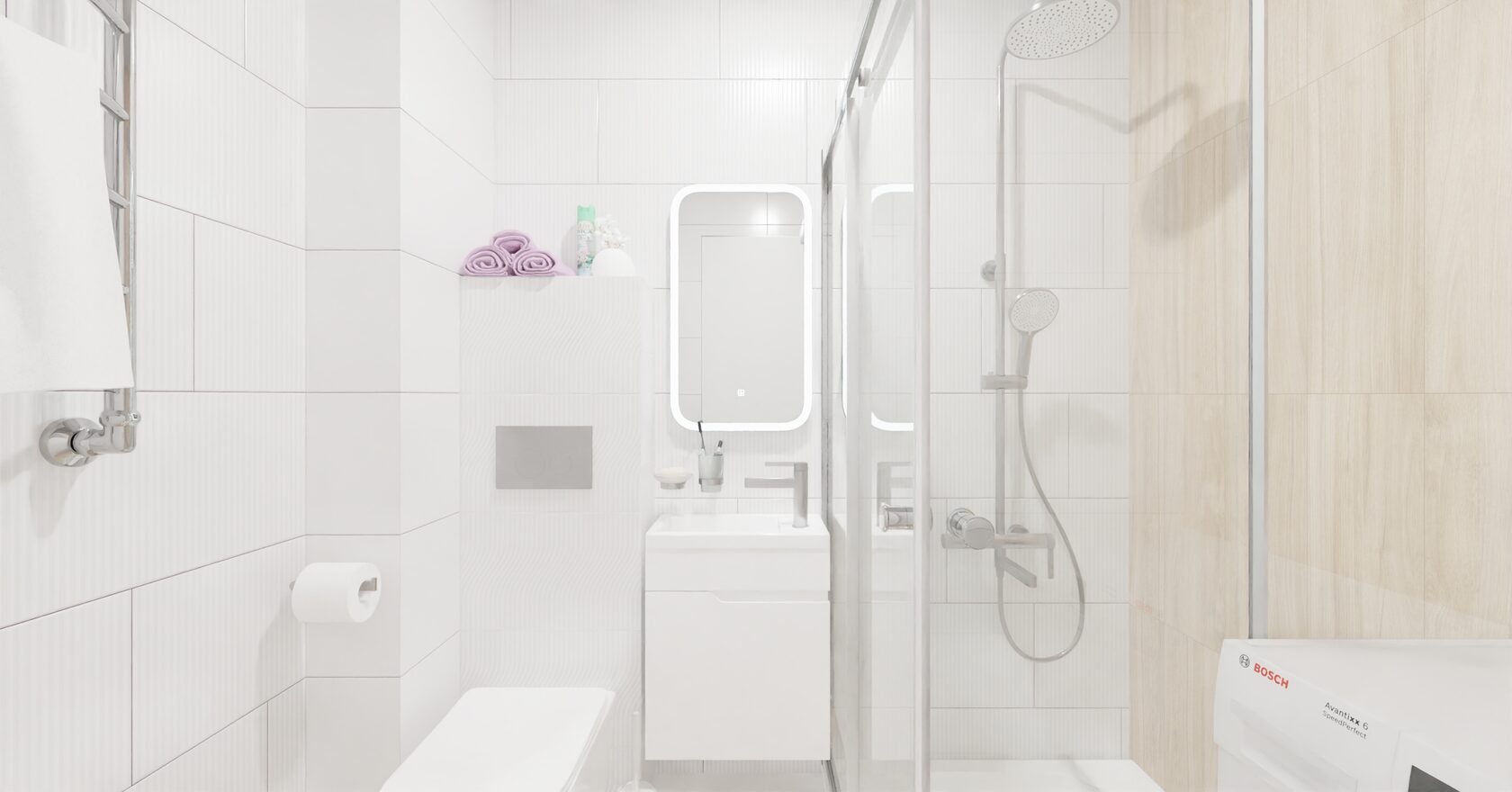 Contemporary bathroom design project 3