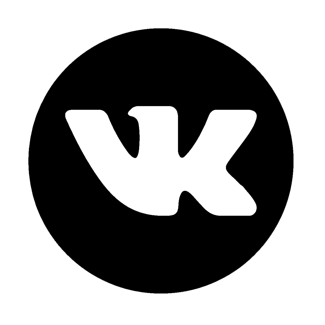 Иконка Вк Png Черная