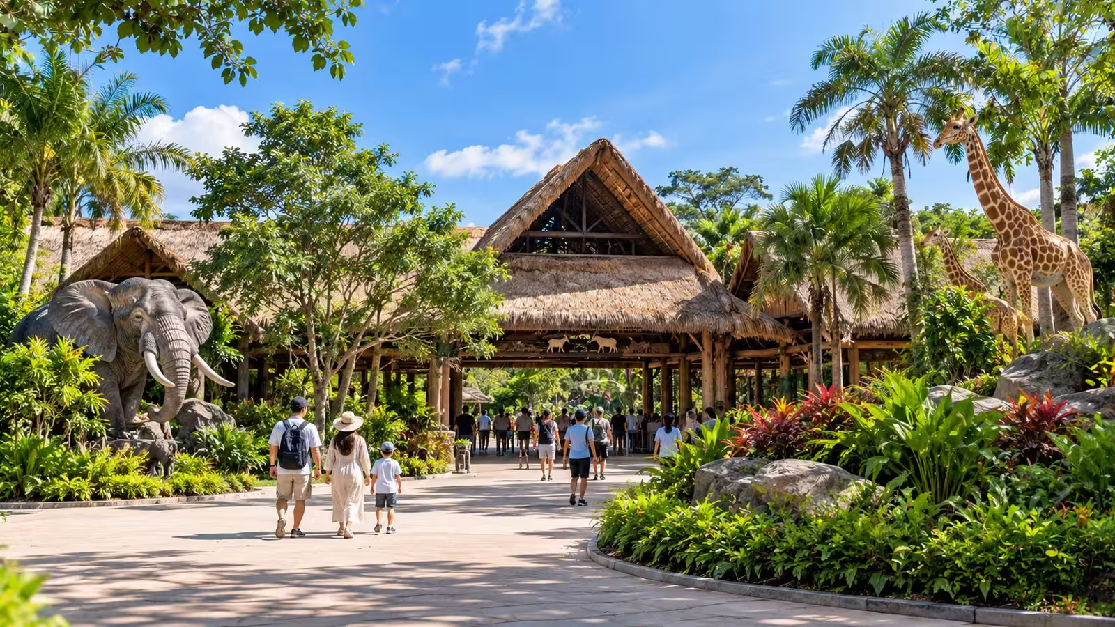 Вход в Vinpearl Safari Phu Quoc на Фукуоке
