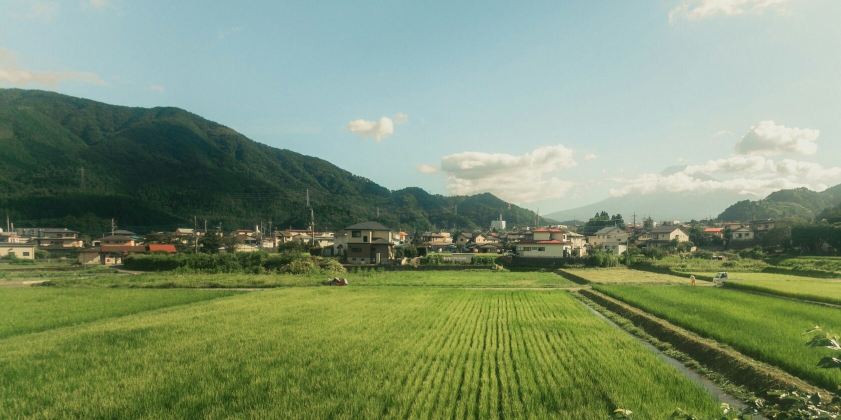 Rural Japan countryside landscape