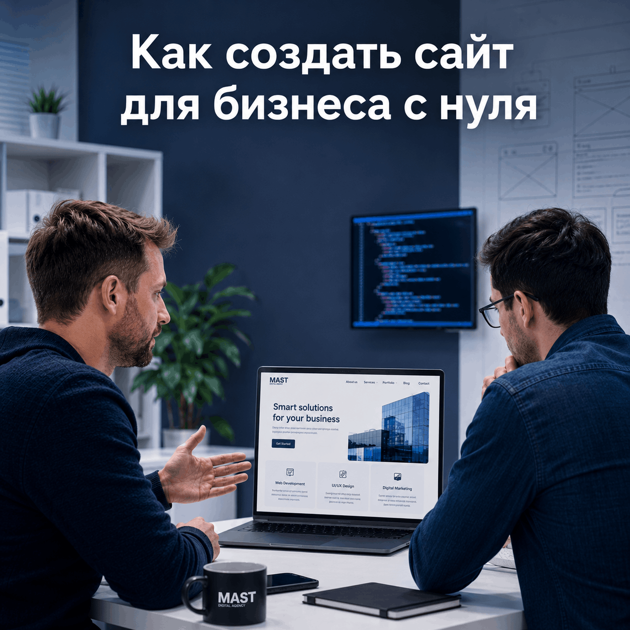 Как создать сайт для бизнеса с нуля