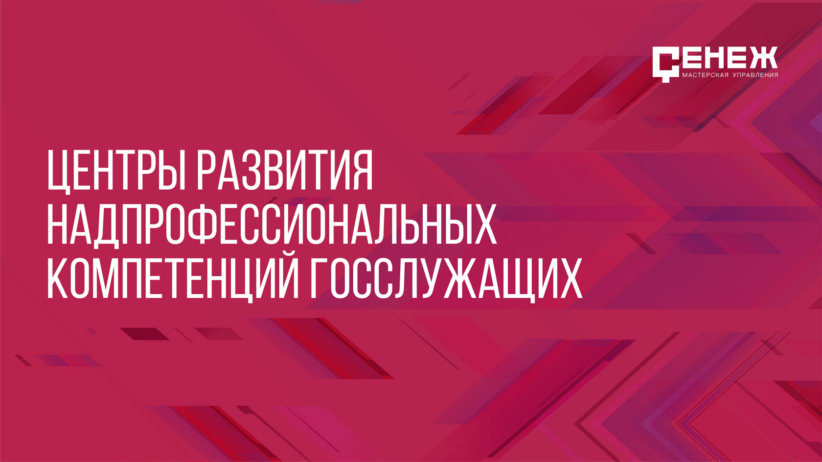 Мастерская управления «Сенеж»