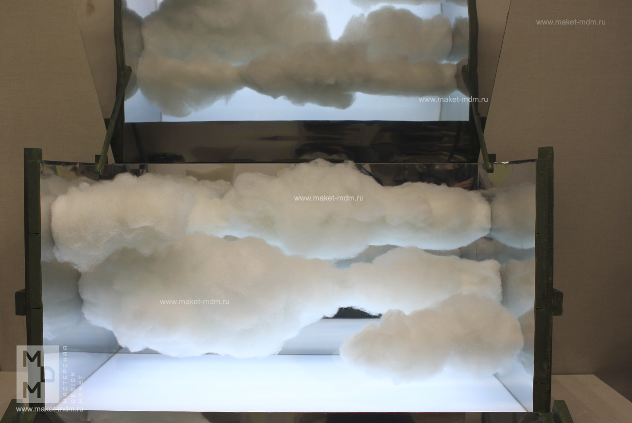 макет облачный полк ТЮЗ