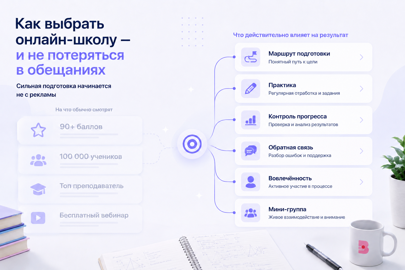 Как выбрать онлайн-школу для ОГЭ и ЕГЭ: система подготовки, практика и контроль прогресса