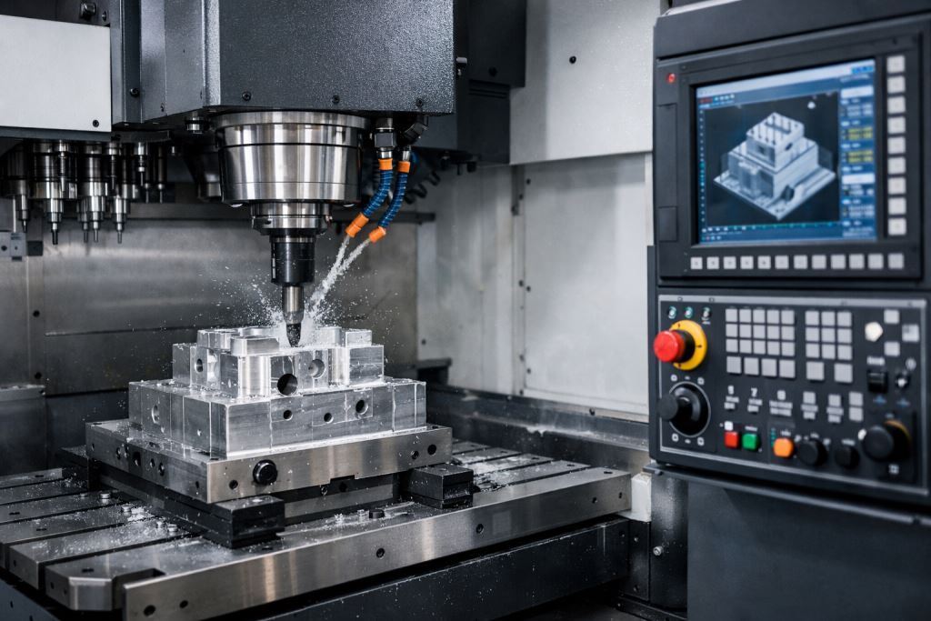 Фрезерный обрабатывающий центр с ЧПУ