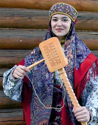 Народный духовой инструмент ӧтика пӧлян