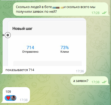 Скрин результатов
