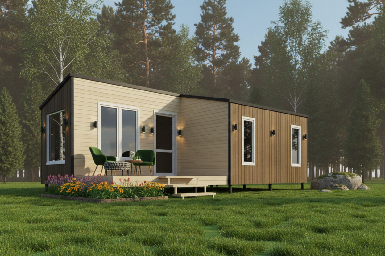 Модульные дома с террасой в Лабинске