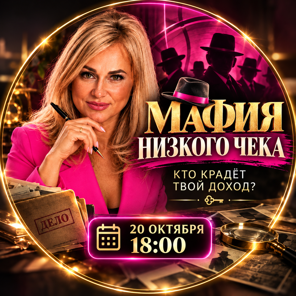 Жанна Жаданова на афише «Мафия низкого чека», 20 октября в 18:00
