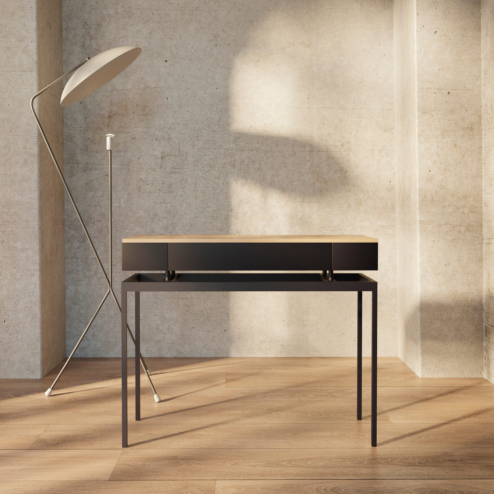 Консольный стол с ящиками