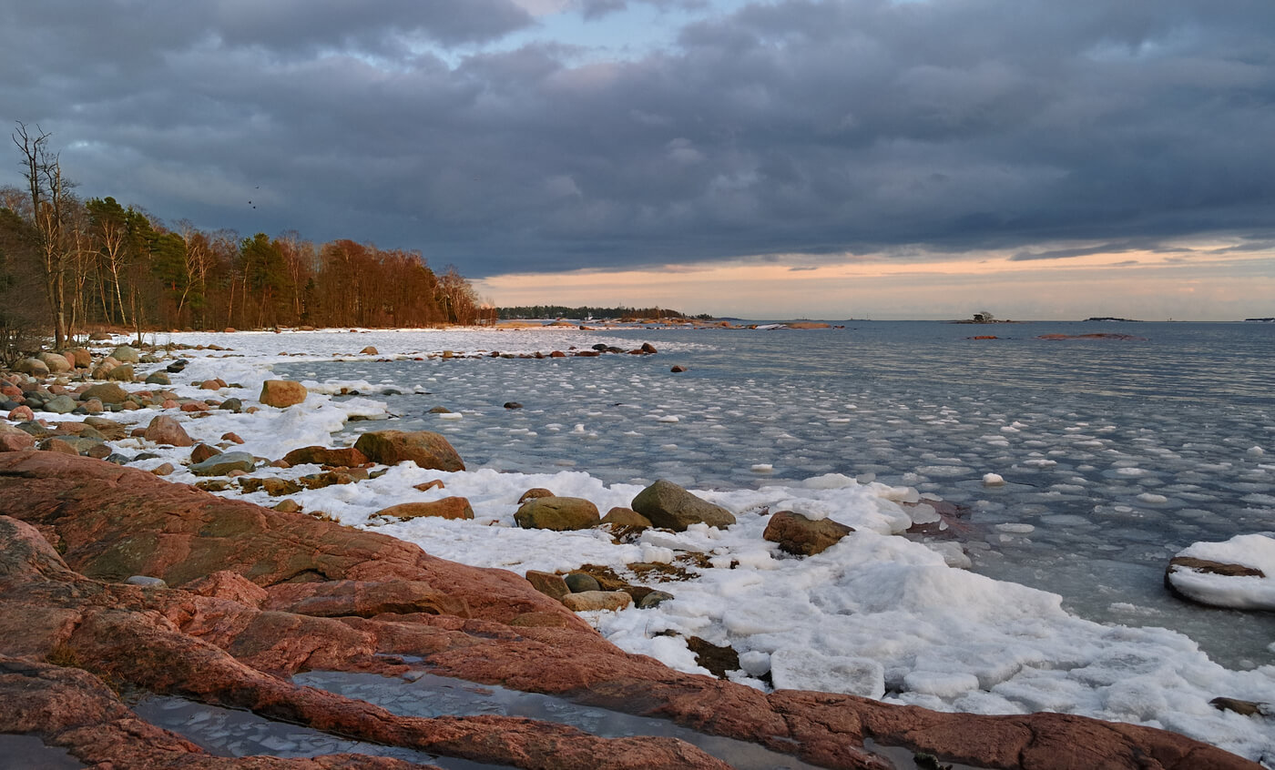 Финский залив в декабре