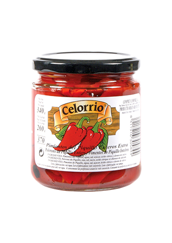 Перец пиментос дель пикийо (Pimientos Del Piquillo) ЧЕЛОРРИО (14-18 шт) стекло 340 г