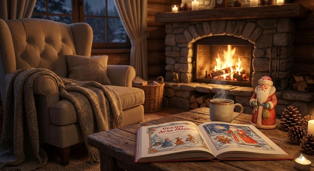 Уютный вечер 30 января с книгой сказок и чаем