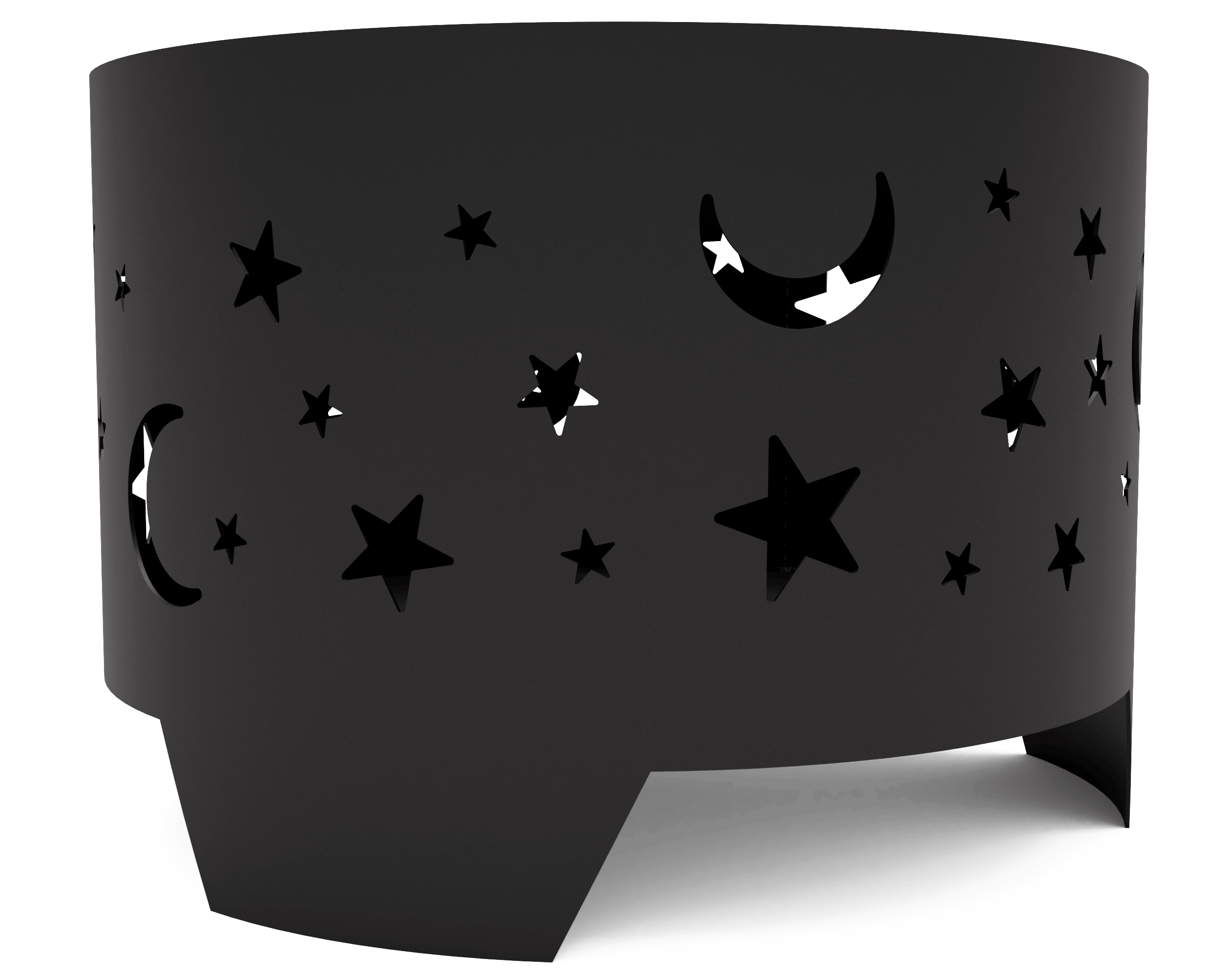 Костровая чаша Ночное небо чёрная