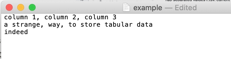 How to create a CSV file