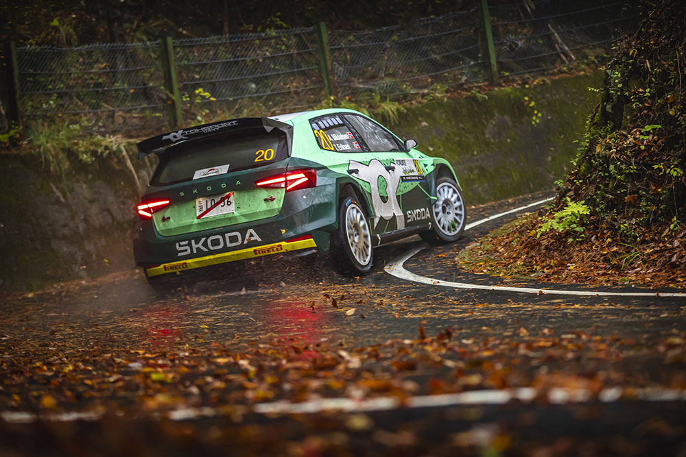 Андреас Миккельсен и Торштейн Эриксен, Škoda Fabia RS Rally2, ралли Япония 2023