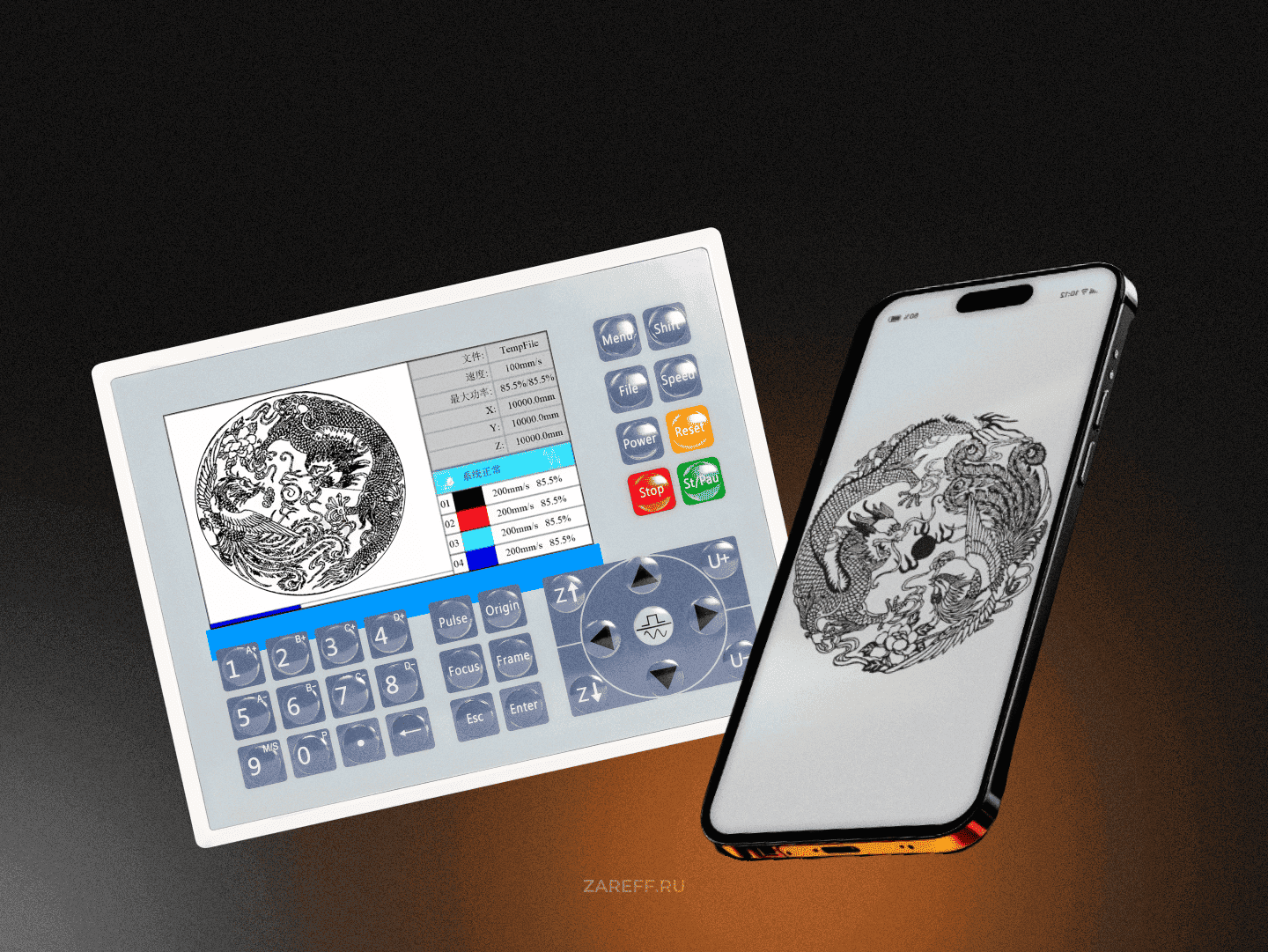 Загрузка макета через телефон