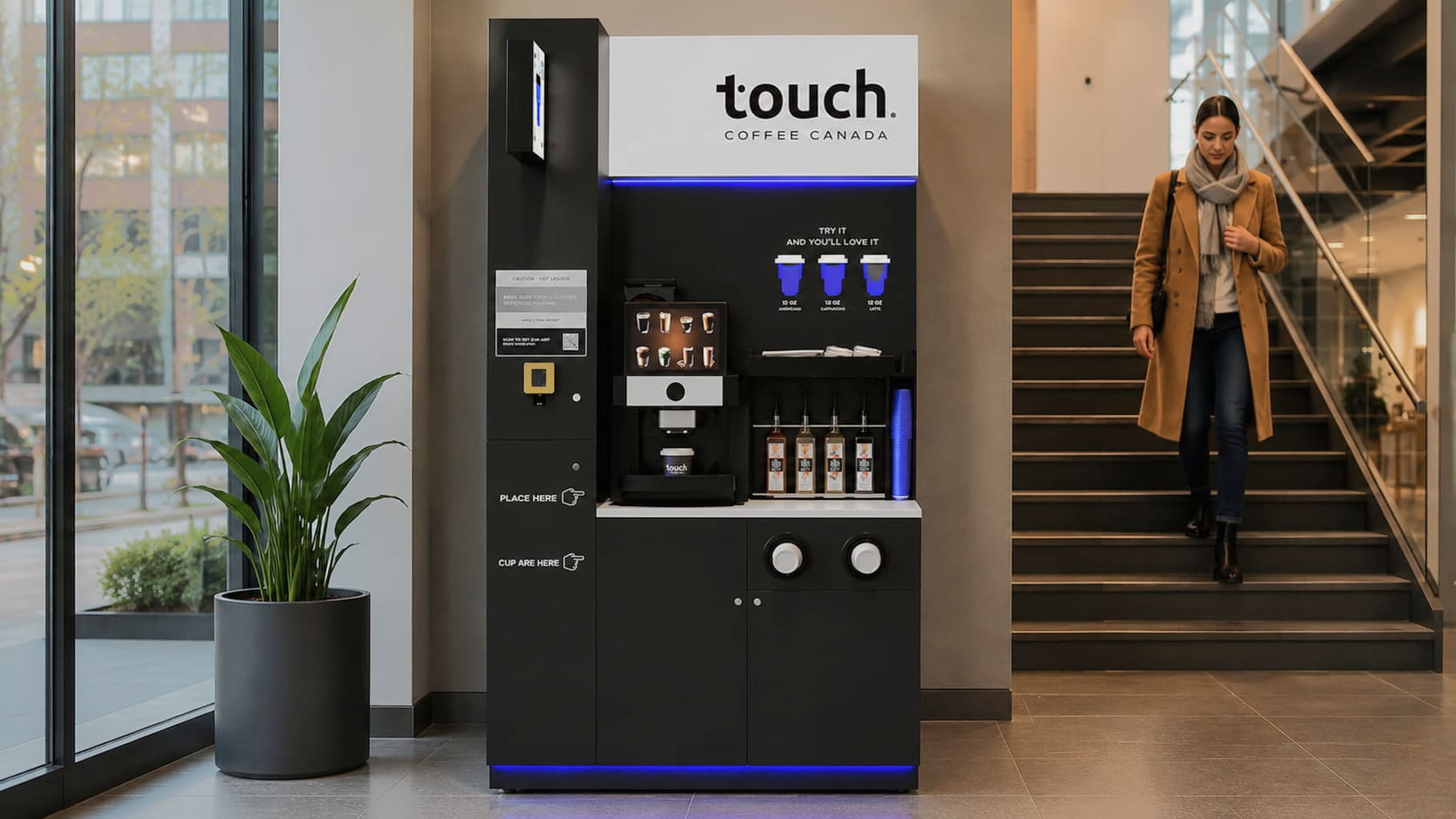 investissement dans un bar à café automatisé