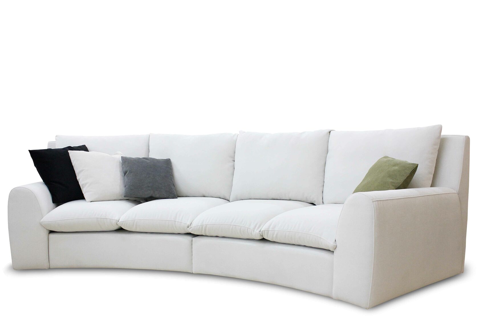 Радиусный дизайнерский диван