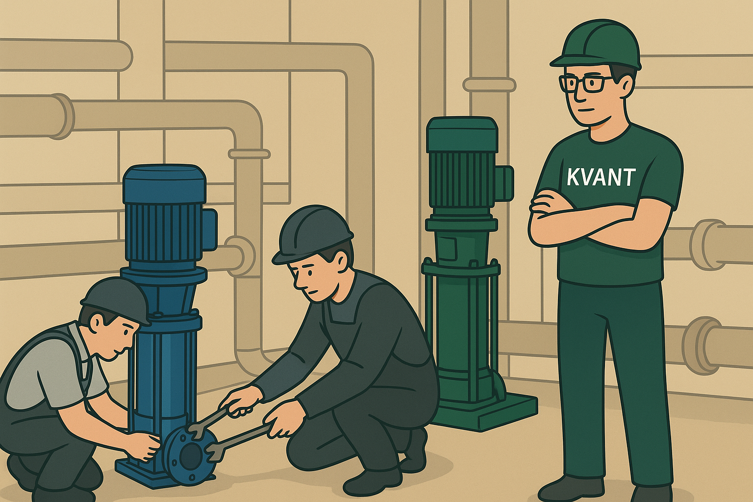 Вертикальные многоступенчатые насосы