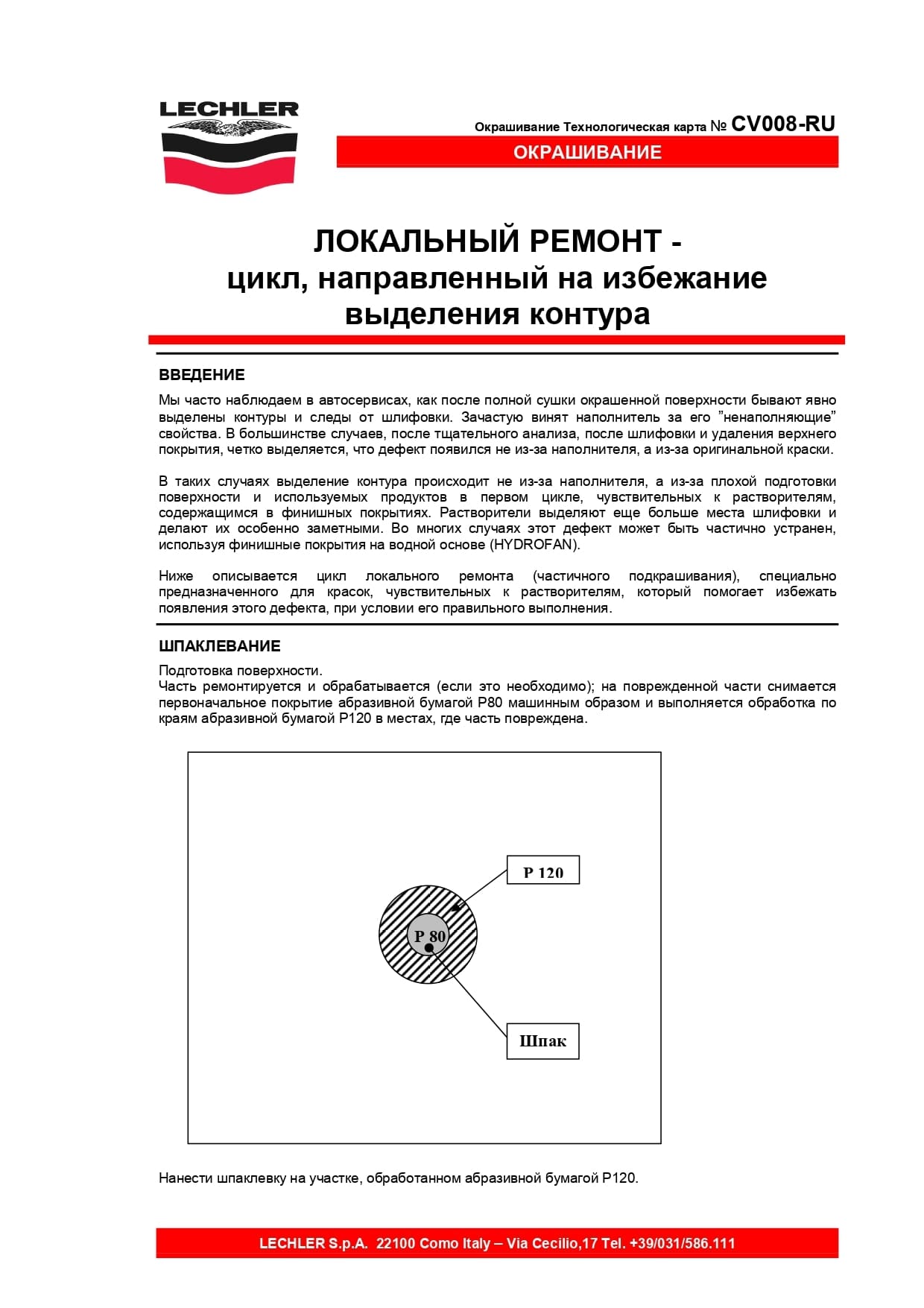 Инструкция по локальному ремонту автомобиля (цикл, направленный на избежание выделения контура), часть 1