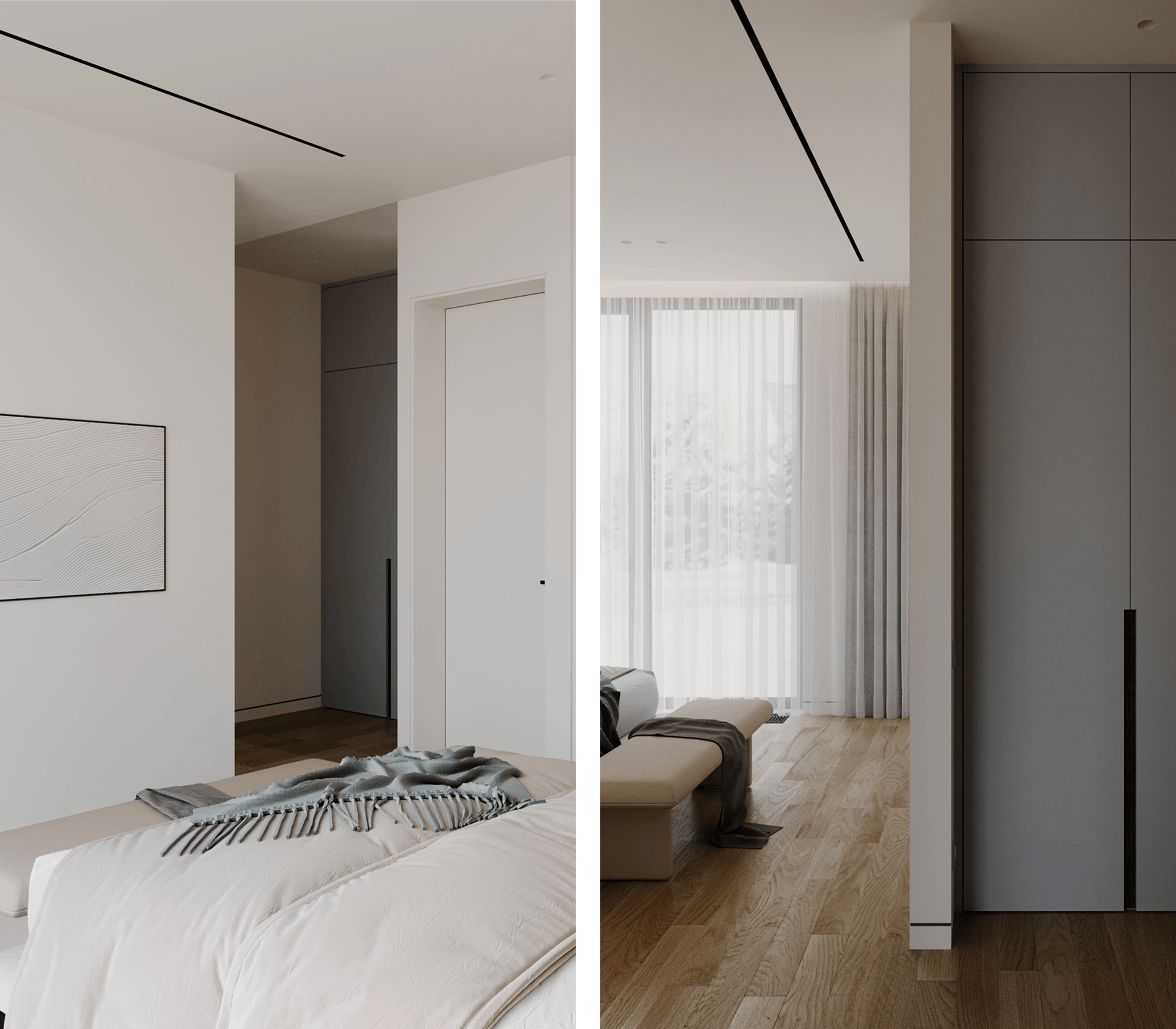 спальня интерьер дизайн в частном доме