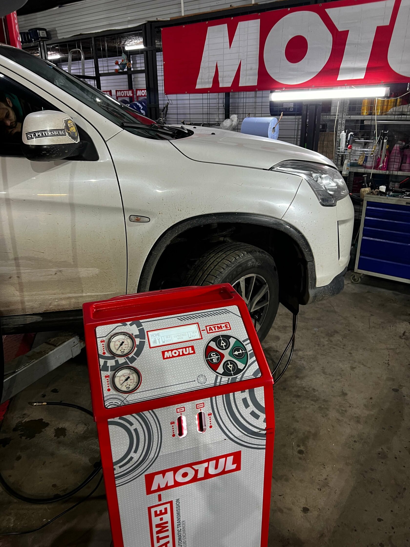 Проверка давления масла в вариаторе