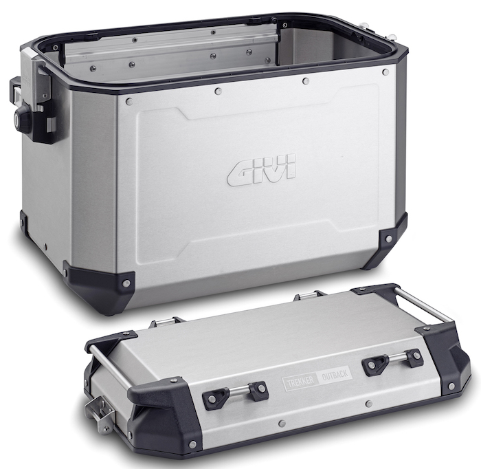 Givi OBKN4837BPACK2 Valigia Laterale Trekker Outback - Alluminio Nero - Venduta Singolarmente - 2
