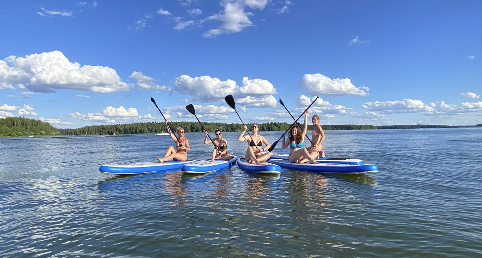 SUP-выезд на Истринское водохранилище