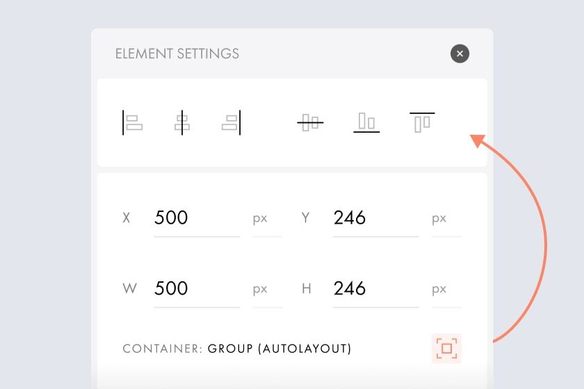 Aligning Absolute Elements in Auto Layout