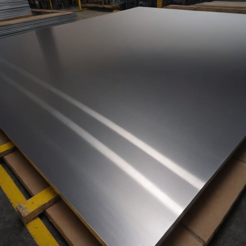 Несколько алюминиевых листов, сложенные друг на друга