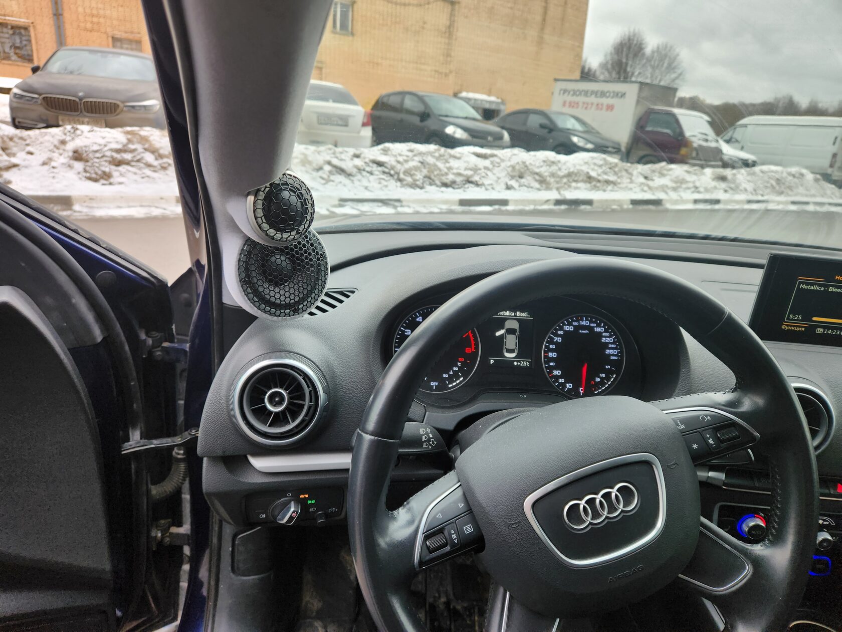 замена акустики audi a3 8v