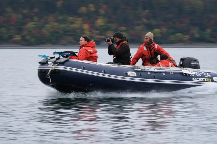 работа в лодке