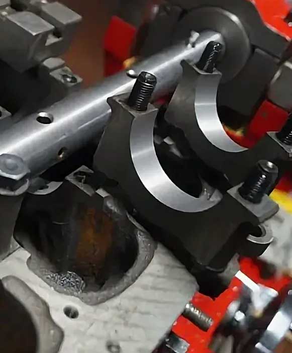 Расточка постели коленчатого вала