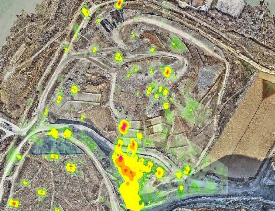Mapping natural and manmade methane emissions