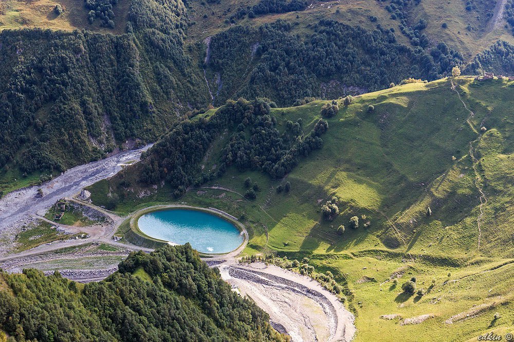 Панорама Казбеги