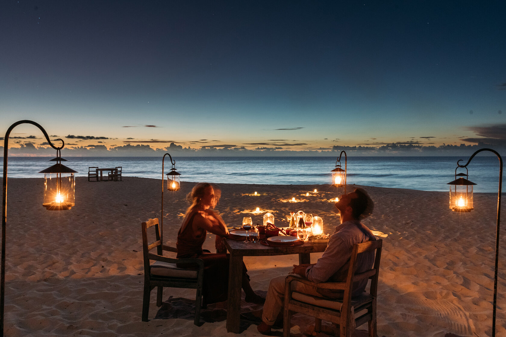 Ужин в выбранном месте в North Island Seychelles