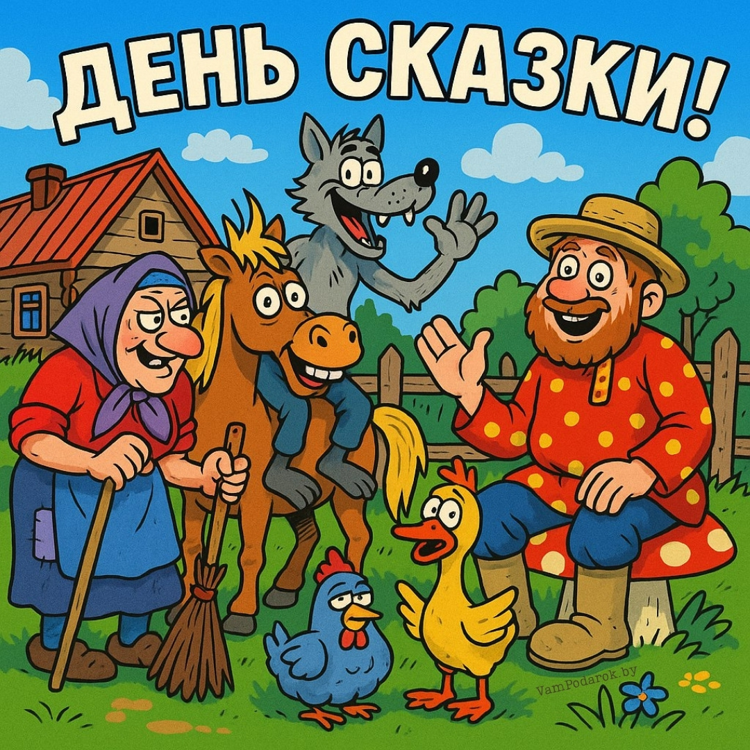 День сказки – открытка