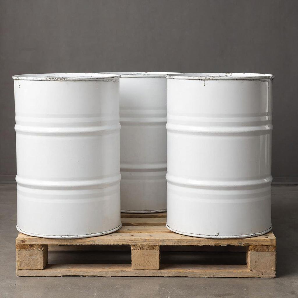 Этилацетат бочки на паллете