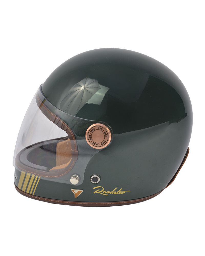 Мотошлем-интеграл BY CITY ROADSTER II 22.06 Dark Green, зелёный — оригинал с сертификатом ECE