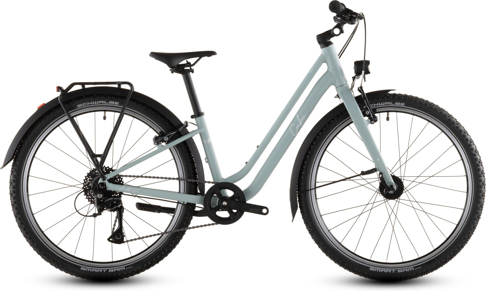 Детский велосипед CUBE Aruba 240 aloegreen´n´white