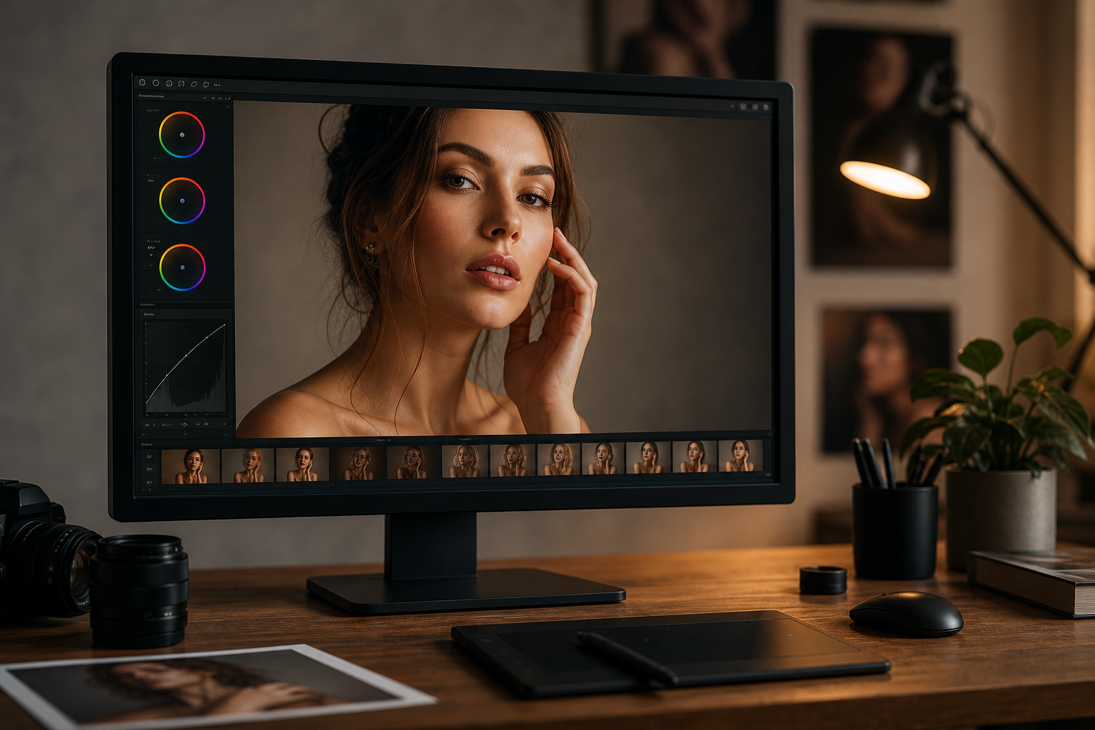 Обработка портрета: цветокоррекция и ретушь на мониторе — Capture One и Photoshop