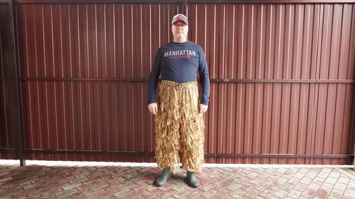 Маскировочные брюки или штаны для охоты на уток и гусей