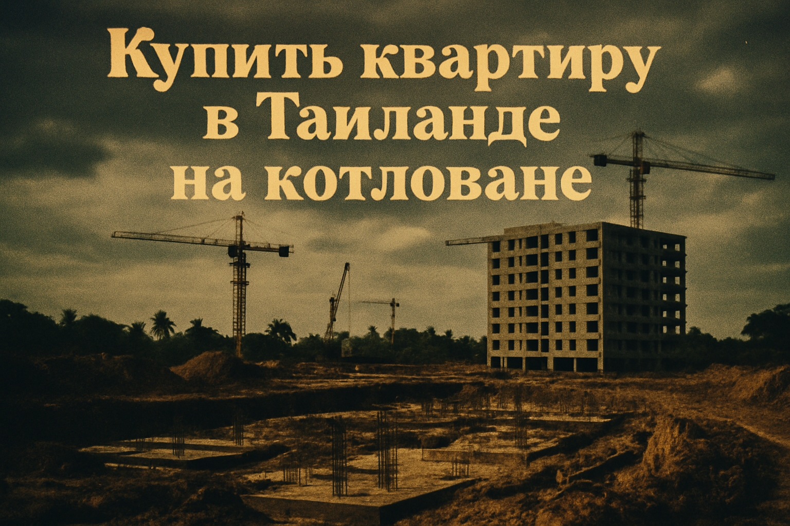 Купить квартиру в Таиланде на котловане  Покупка квартиры на этапе котлована (off-plan) в Таиланде — это выгодный способ инвестировать в недвижимость с экономией до 30% и высокой доходностью. Пхукет, как ключевой регион, привлекает инвесторов со всего мир