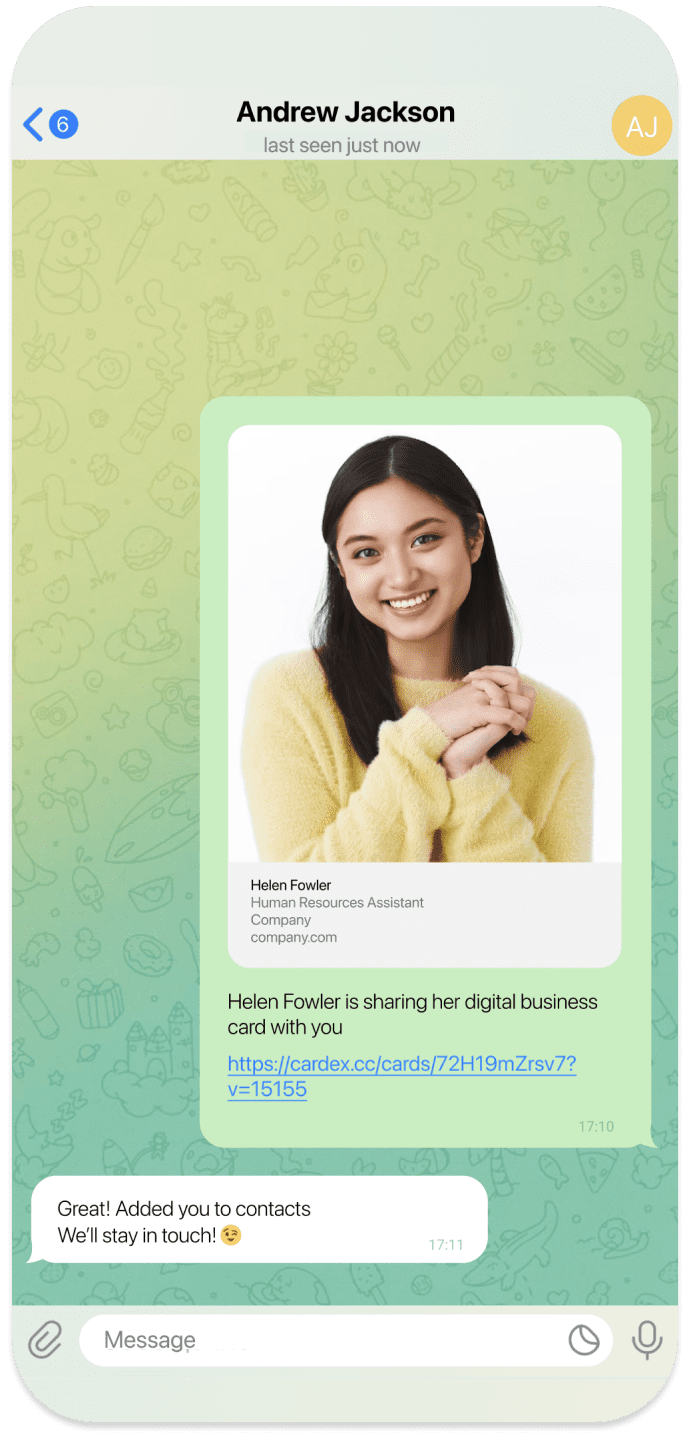 Digital Business Cards CardEx