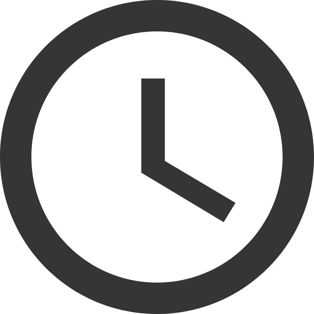 Значок векторные часы