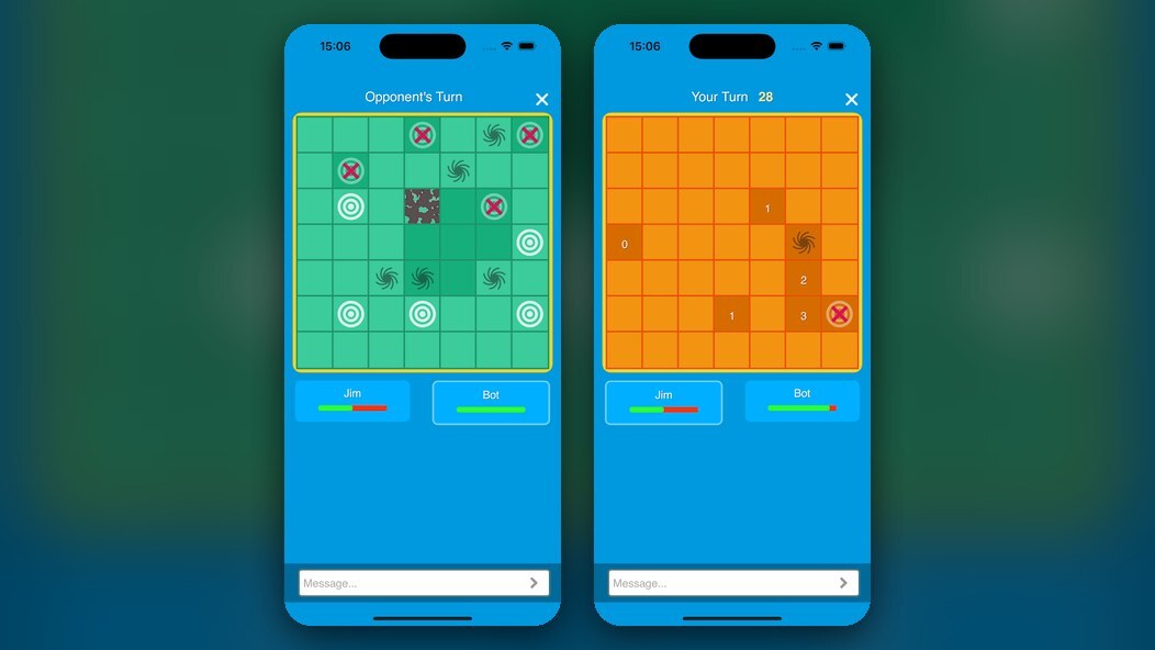 Bombix, a two-player hybrid of Minesweeper and Battleship for Android and iPhone