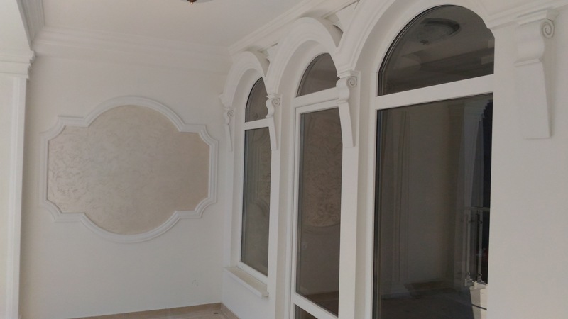 Отзыв фасадный декор из пенопласта, лепнина