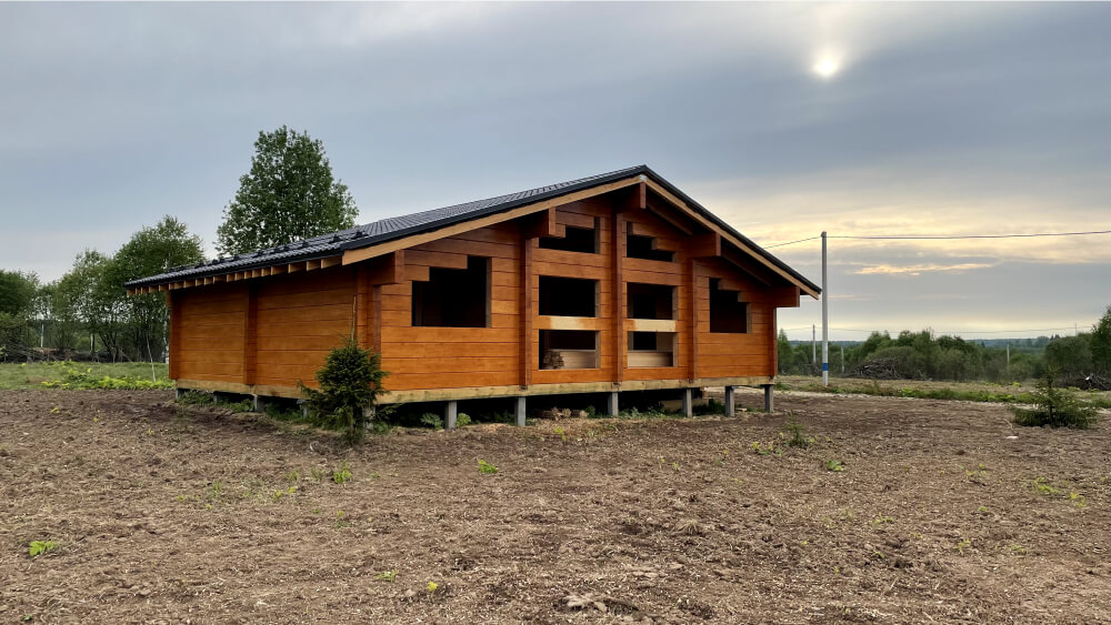 Дом из бруса, 124 м2 + участок 10 соток в КП Отрада-Парк