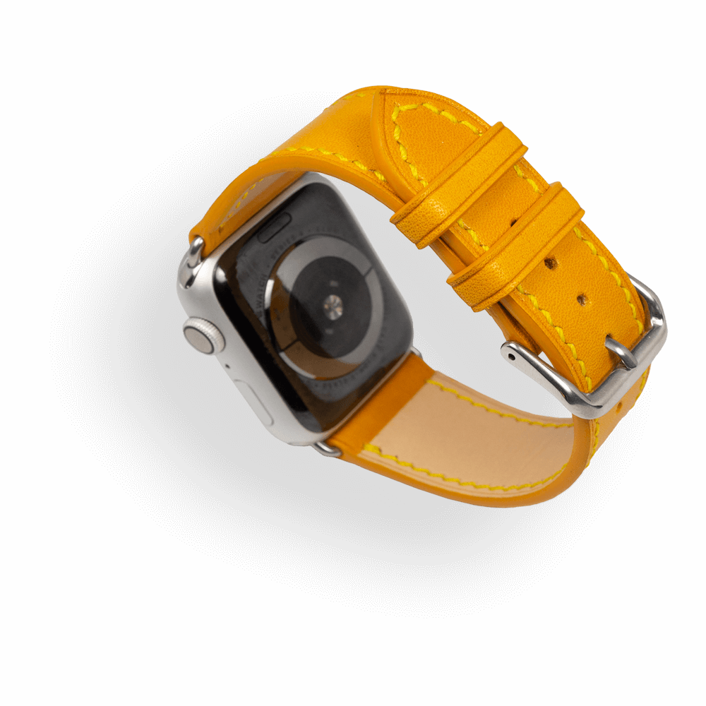 жёлтый ремешок для apple watch